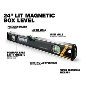 TB-H2-L-24LH-M-6BES TOUGHBUILT Magnetic Box Level #2