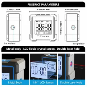 DIJMI02 TRIFIRMUM Digital Angle Finder Level Protractor #3
