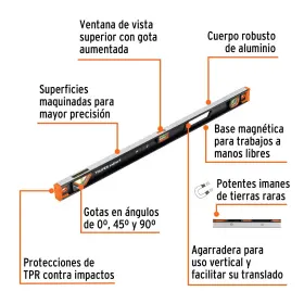 506240674993 TRUPER Nivel Magnetico #2