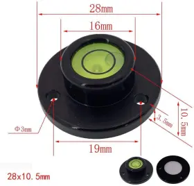 438197541664 UMEI Alloy Bull Level Screw Hole Circu #2