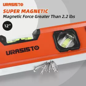 YST040918 URASISTO Spirit Level Set Magnetic Torpedo #3