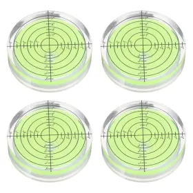 649603691859 UXCELL Round Bubble Level Mini Bullseye Spirit