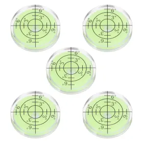 649603693051 UXCELL Round Bubble Level Mini Bullseye Spirit