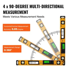 840349935614 VEVOR Magnetic Torpedo Level Led Backlit Screen #3