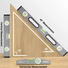 002900 WORKPRO Spirit Level Set Magnetic