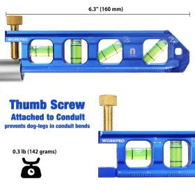 820909775065 WORKPRO Conduit Bending Level Magnetic Torpedo #2