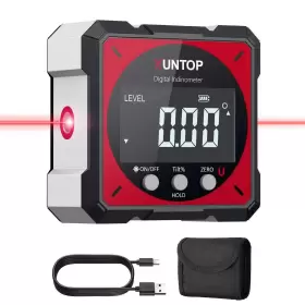 XOP007 XUNTOP Rechargeable Digital Level Box Angle Finder