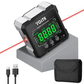 KTY058 YGITK Magnetic Digital Angle Finder Usb Charging Level