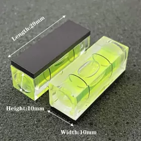 756197635159 ZUJHPYMI Magnetic Bubble Level Mini Square Spiri #3