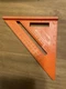 Johnson Level RAS- 70  Hi-Visibility 7" Plastic Rafter Square Tri-Angle USA