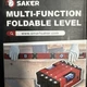 Saker Multi-Function Foldable Level, 28-Inch Leveler Tool,Gifts for Men,Multi-An