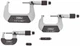 Fowler 52-229-213-0 Swiss Style Outside Micrometer Set, 0-3" Range, .0001" 