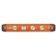 11 In. Aluminum Magnetic Torpedo Level with 4 Bubble Vials, Etched Ruler and Str