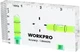 WORKPRO Small Level, 3-3/4 Inch Mini Level Tool, Inch, Transparent 