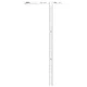Johnson JTS54HD T-Square, 54 in L, 24 in W, 3/16 in Thick, SAE Graduation, Alumi