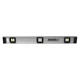 JOHNSON 1300-2400 I Beam Level,Alum,24 In L,3 Vials,Silver PK 6