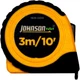 Level & Tool 1828-0010 Metric/Inch Power Tape, 3M/10', Black/Yellow, 1 Tape