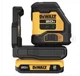 DEWALT Cross Line Laser Level H5.18" x W3.29" x D5.36" 20V Hand Tool Magnetic
