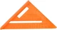 7 Inch Orange Rafter Square Carpenter Layout Tool Johnson Level Durable Plastic