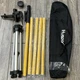 Huepar 12 Ft./3.7m Telescoping Pole with 1/4-Inch by 20-Inch Laser Mount for ...