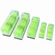 WOYISEPG 5Pcs Magnetic Small Bubble Level Set 29mm/40mm/52mm Set-A, Green 