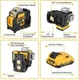 DeWalt DW089LG 12V Green Line 3 x 360 Laser Level Laser Tool rechargeabl battery