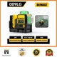 DEWALT DW089LG 12V Green Beam Laser Level 3x360 Self Leveling 12 Line Precision