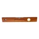 Sands Level & Tool 17 3/4" Mahogany Box Beam Level Hand Well 2 Level Bubbles