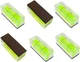 ZUJHPYMI 6Pcs Magnetic Small Bubble Level 10x10x29mm Mini Square Bubble Spirit L