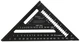 Johnson Level Rafter Square 7" Easy-Read Aluminum Tool Black 1904-0700