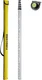 Firecore 16-Foot Aluminum Grade Rod - 10Ths, 5 Sections Telescopic with Bubble L