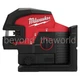 Milwaukee M12 CLL4P-0C 12V Green Cross Line Laser With 4 Points (Body Only)