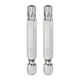 HARFINGTON 2pcs T35 Security Torx Bit 1/4" Hex Shank 2" Long T35, Silver Tone