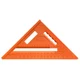 Johnson RAS-70B-ORAN Plastic Orange Rafter Angle Square 10 L x 7 W in.