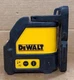 DEWALT DW088 CROSS LINE LASER CHALK LINE- NOT WORKING SELLING FOR PARTS.