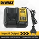 For DEWALT DW089LG DCB107 Charger for 10.8V-20V Lithium Batteries