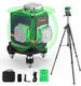 CIGMAN CM-701T 3x360&deg; Green Laser Level, Self-Leveling, Remote, Tripod