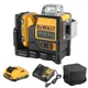 DeWalt DW089LG Green Line 3 x 360 Laser Level Laser + Battery + Charger Li-Ion