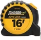 Level & Tool 1804-0016 Auto-Lock Power Tape, 16', Black/Yellow, 1 Tape