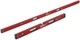 SOLA LSB7832 Big Red Aluminum Box Beam Level Jamb Set with 3 60% Magnified Vi...