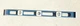 Vintage STANLEY no. H1297 Handyman Bubble Level Tool Aluminum Metal Blue 42-724