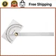 Empire 27912 Stainless Steel Protractor &ndash; 6" Arm, 0&ndash;180&deg; Angle Measurement