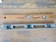 2 Vintage Levels Mayes Wooden Double Bubble 24" Stanley 42-224 Magnesium Level