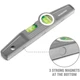 WORKPRO 3-PIECES Spirit Level Set 16" 24" Box Beam Spirit Level 9" Torpedo Level