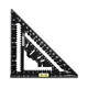 Johnson Level 1904-0700V Johnny Square Rafter Square Level