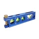 WORKPRO Torpedo Level, Magnetic, Verti. Site 4 Vial for Conduit Black