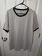 Next Level T-shirt Ringer cotton premium T-shirt Heather Gray Size XL