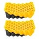 Camco Curved Leveler and Wheel Chock 2-pk #44425