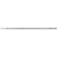 Johnson J72 Measuring Ruler, SAE Graduation, Aluminum, Clear, 2 in W