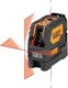 Klein Tools 93LCLS Red Cross Line Laser Level with Plumb Spot & Magnetic Mount